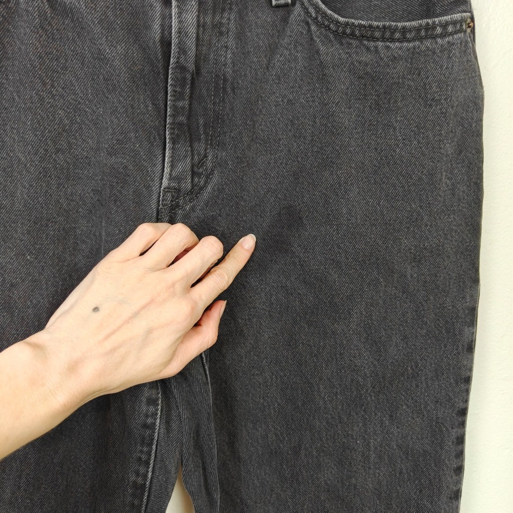 Levis 94 Baggy Jeans Womens 29 Black High Rise Relaxed 90s Grunge Streetwear - Picture 3 of 11